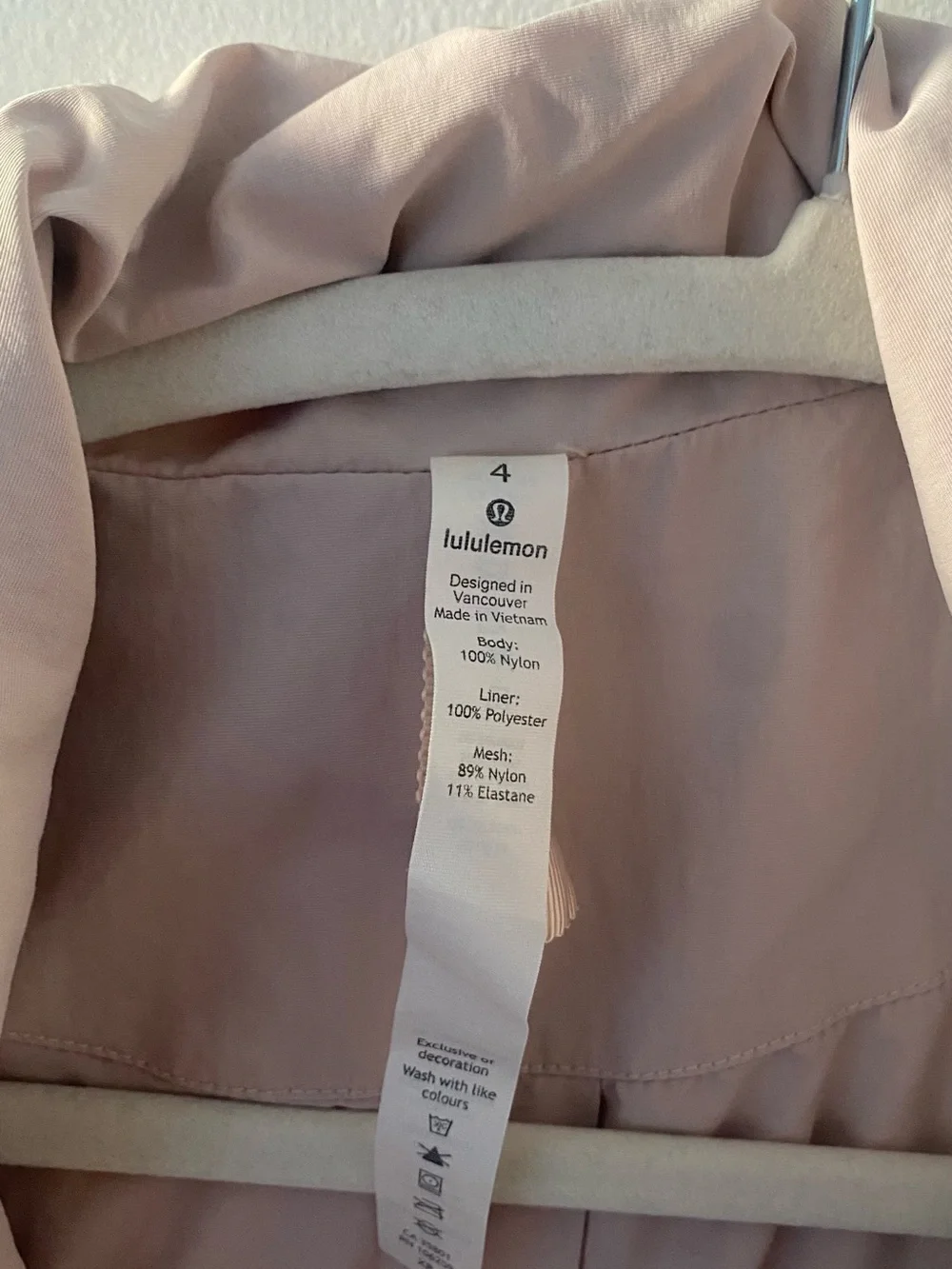 Lululemon Always Effortless Jacket Pink Bliss size 4